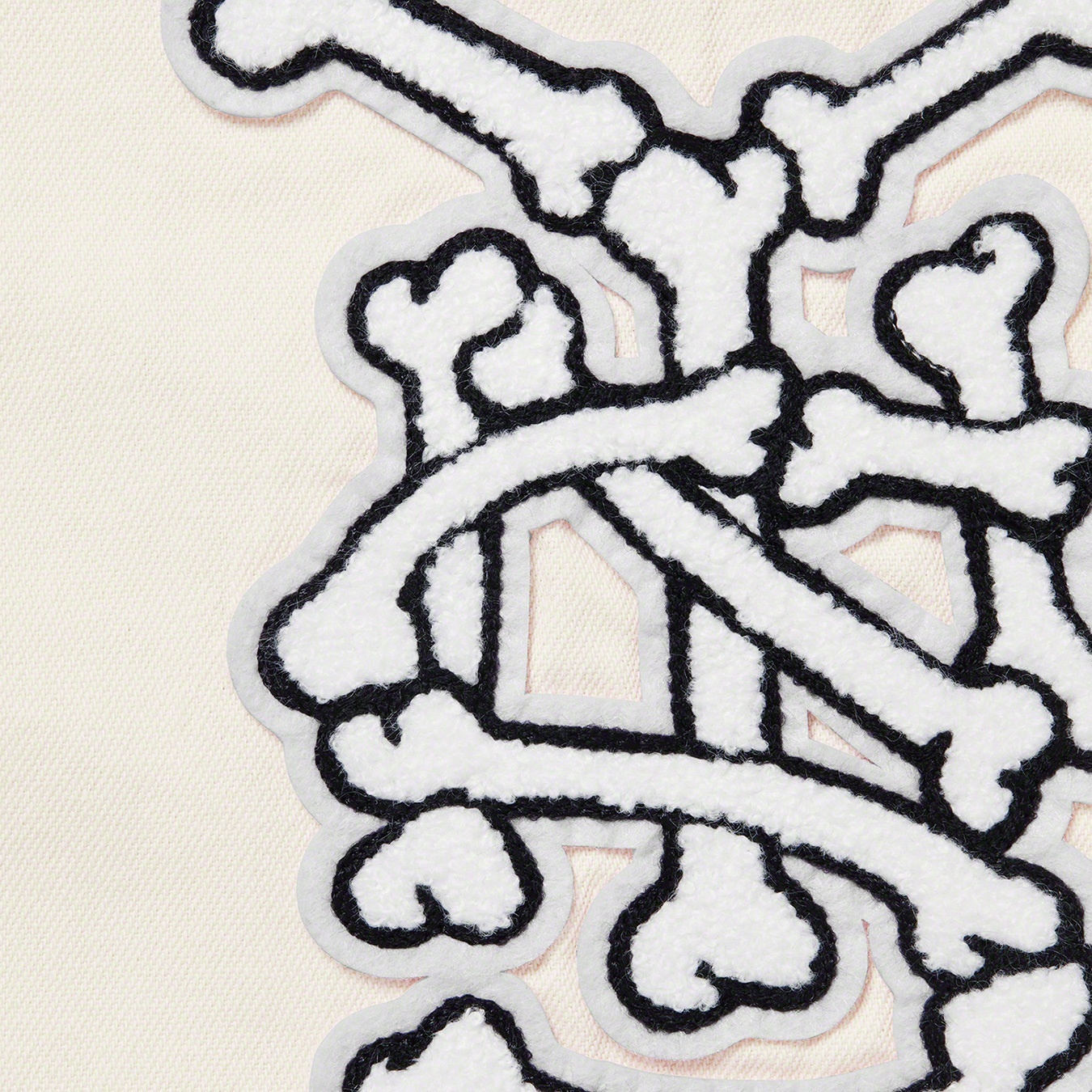 Patches Denim Baseball Jersey view 2